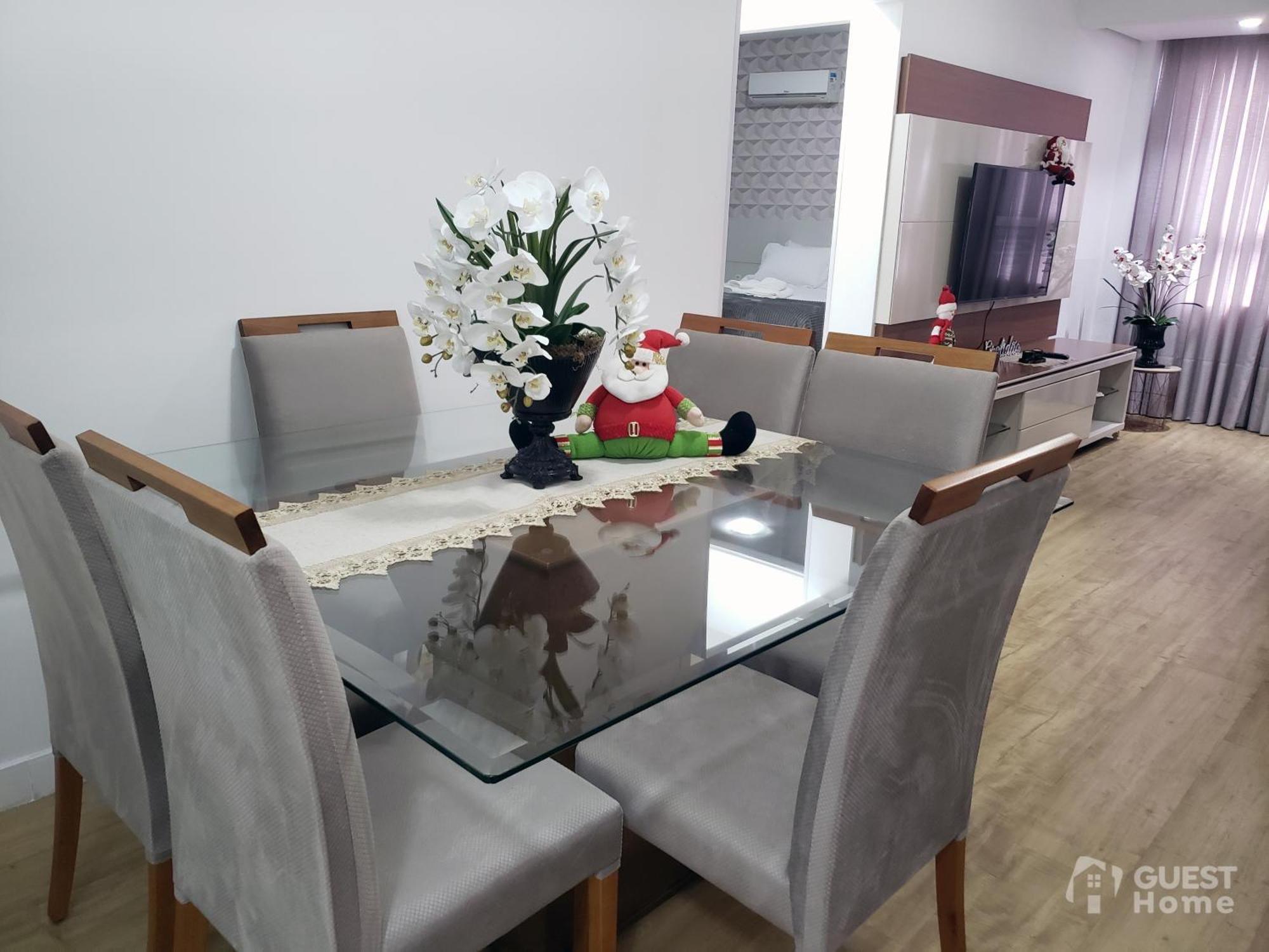 公寓 Conforto E Churrasqueira Em